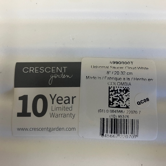 2 Crescent Garden Circular Universal Round Planter Saucer - Picture 3 of 5